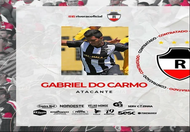 River contrata Gabriel do Carmo