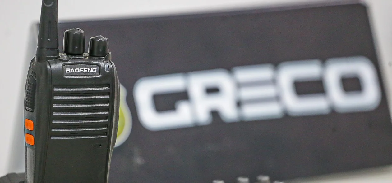 Material apreendido pelo GRECO
