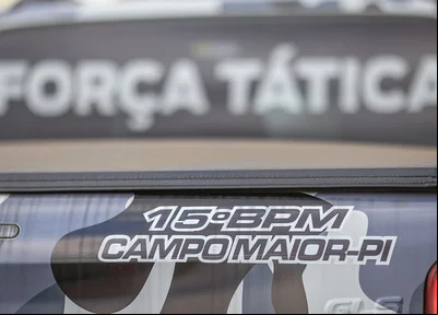 Viatura da Força Tática do 15º Batalhão da Polícia Militar do Piauí