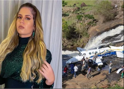 Avião de Marilia Mendonça cai em Minas Gerais