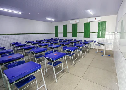 Salas de aula foram climatizadas