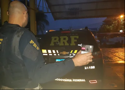 Teste de alcoolemia feito pela PRF