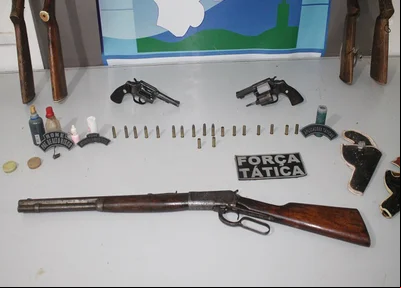 Armas apreendidas