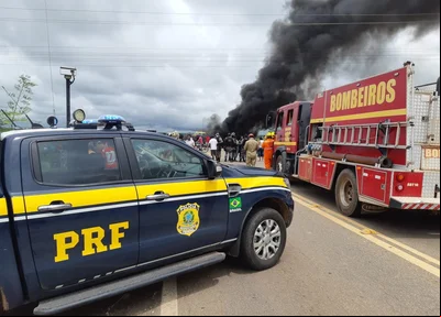 PRF acompanhou a manifestação