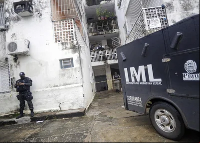 IML no local do crime