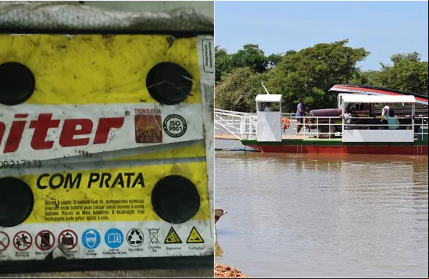 O homem furtou o motor da balsa que pertence à prefeitura do município