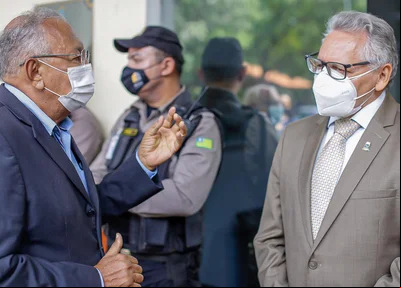 Prefeito Dr. Pessoa e reitor da UFPI, Gildásio Guedes