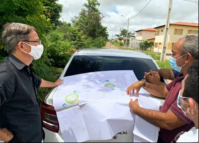 Superintendente Alípio Paiva e equipe da SAAD Sul