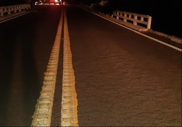 Trecho onde ocorreu o acidente na BR 343