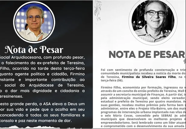 Instituições lamentam morte de Firmino
