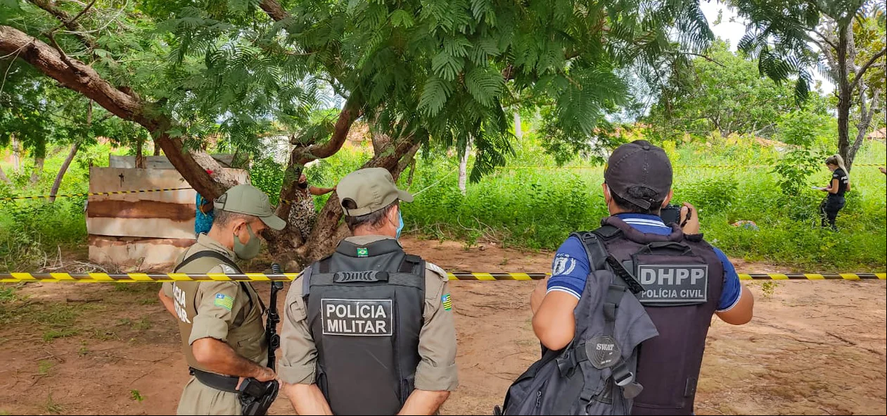 Local onde o corpo foi encontrado na Cerâmica Cil