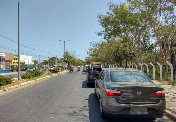 Trânsito lento no sentido Timon a Teresina