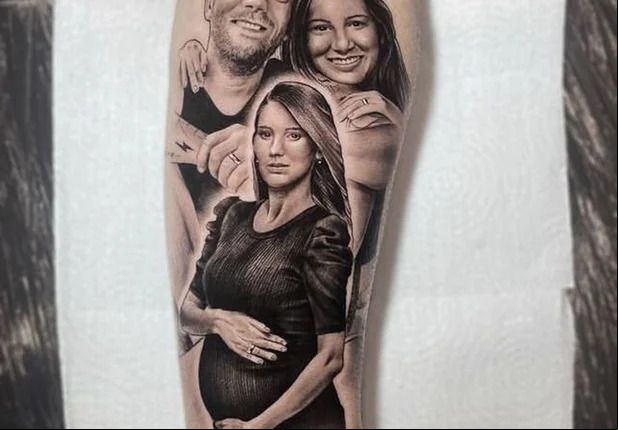 Tatuagem em homenagem a Kiki Freitas