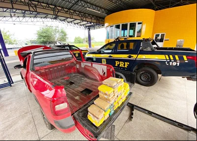 Entorpecente encontrado por policiais
