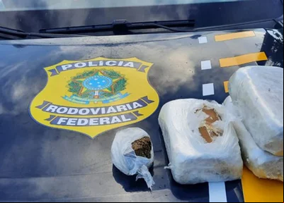 PRF apreende carregamento de crack avaliado em R$ 30 mil no Piauí