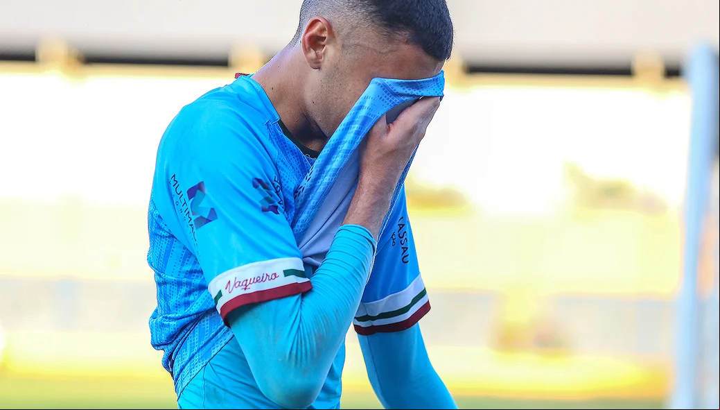 Goleiro do Fluminense-PI emocionado