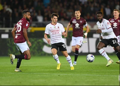Milan e Torino pelo Campeonato Italiano