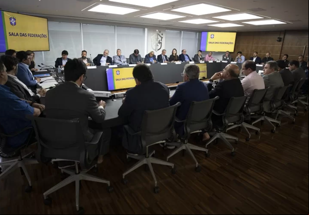 Reunião com Federações e clubes na sede da CBF sobre Copa do Nordeste