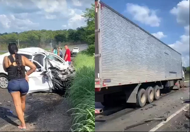 Acidente deixa uma pessa morta na BR 343