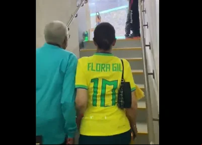 Gilberto Gil e esposa Flora Gil