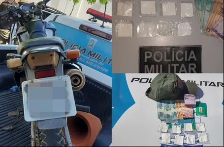 Itens apreendidos pela PM em Santa Cruz do Piauí