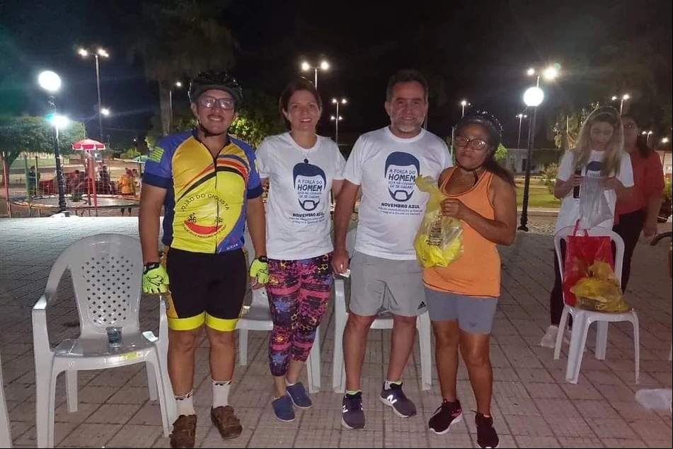 Prefeito Zé Raimundo nas atividades do Novembro Azul