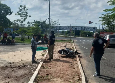 Acidente envolvendo vítima fatal na Avenida dos Ipês em Teresina