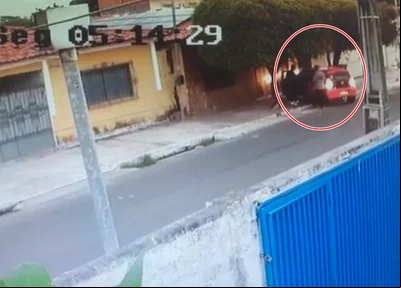 Câmera flagrou assalto no Centro de Timon