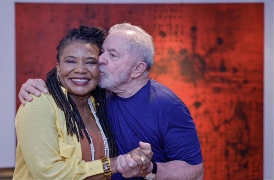 Margareth Menezes e Lula