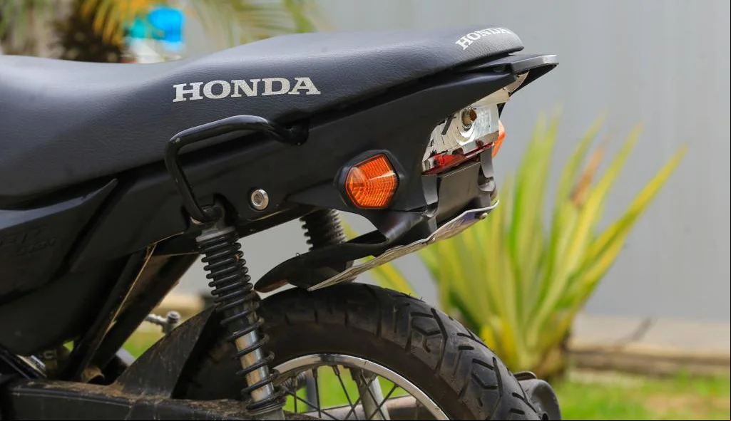 Motocicleta da vítima