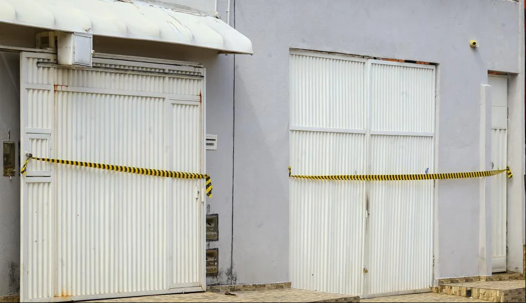 Polícia Civil isolou a residência