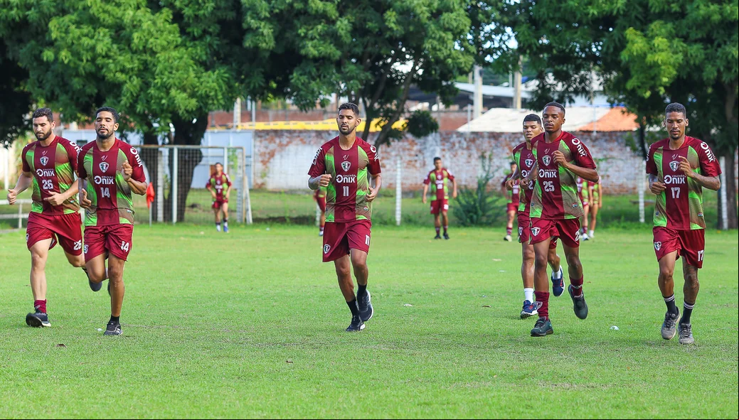 Treino do Fluminense do Piauí