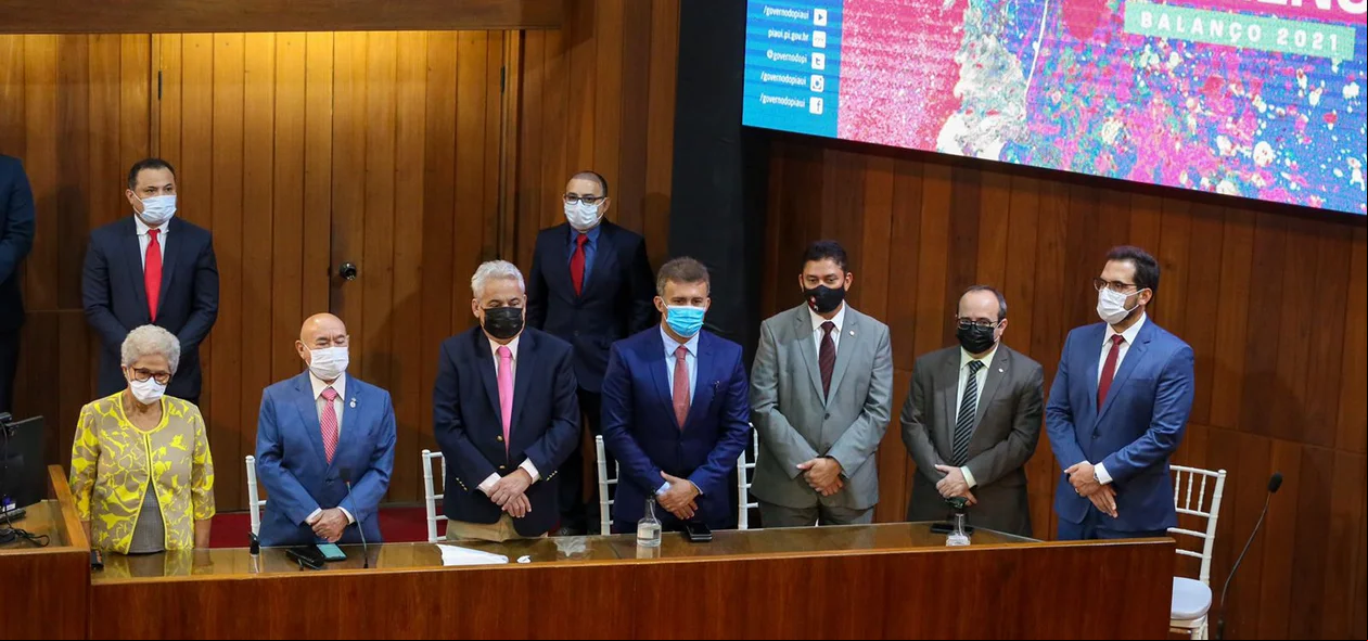 Autoridades presentes na leitura anual da Alepi