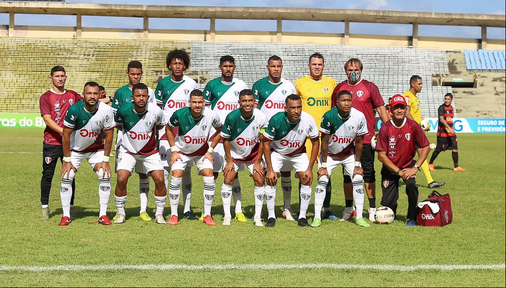 Jogadores do Fluminense do Piauí