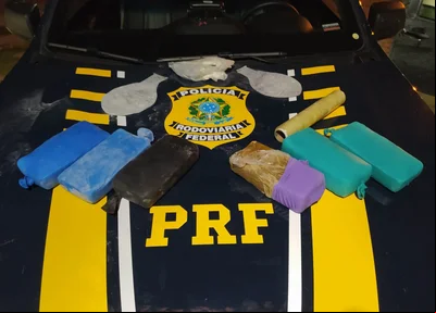Polícia Rodoviária Federal apreende cocaína na BR 135