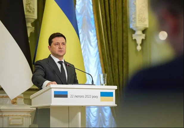 Volodmir Zelenski, presidente da Ucrânia