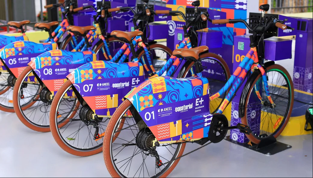 Bicicletas ficarão disponíveis para população