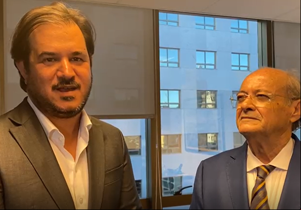 Antônio Rueda e Sílvio Mendes