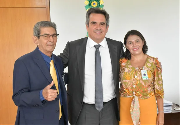 Eloi ao lado do ministro Ciro Nogueira