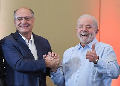 Lula e Geraldo Alckmin