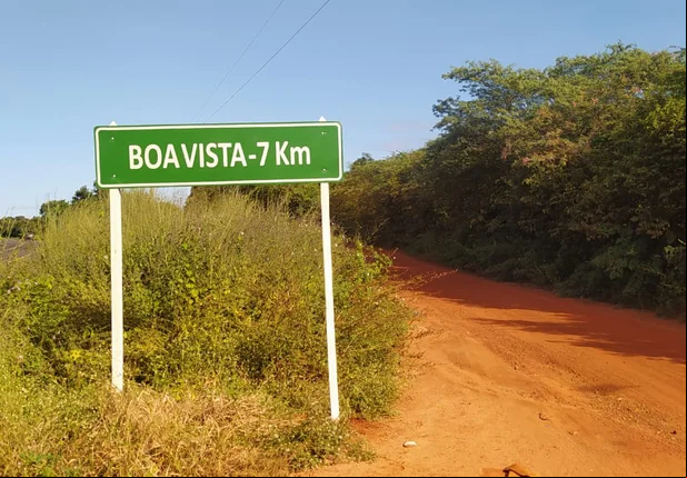 Sinalização nas estradas vicinais