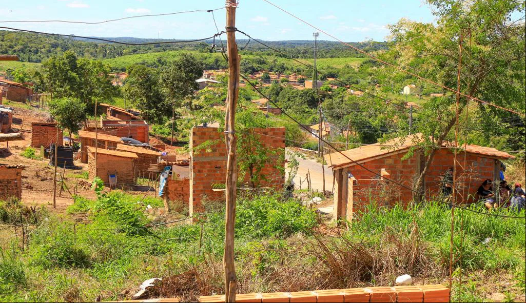 Casas construídas em local inapropriado