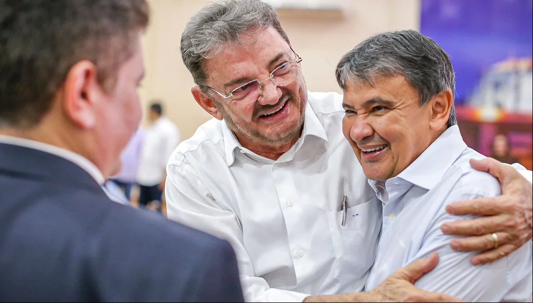 Ex-governador Wilson Martins e Wellington Dias