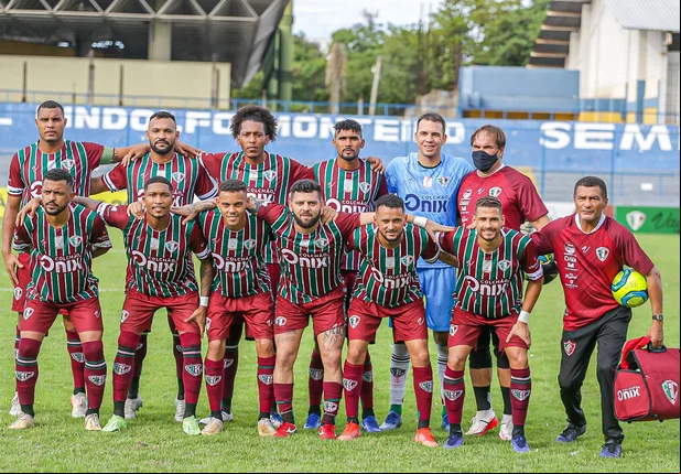 Jogadores do Fluminense do Piauí