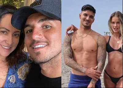 Simone Medina, Gabriel Medina e Yasmin Brunet