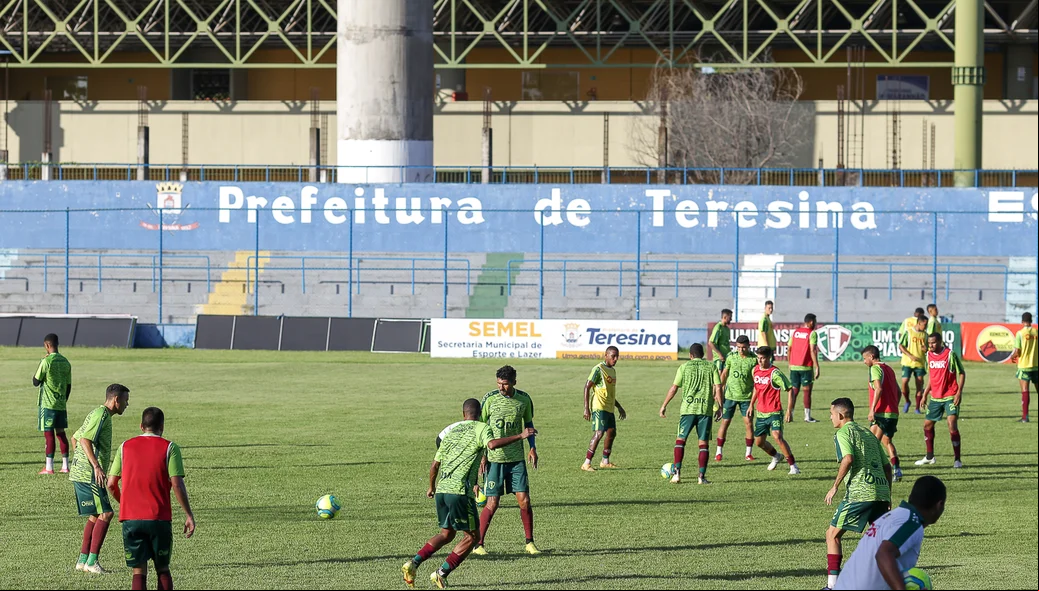 Treino do Fluminense-PI