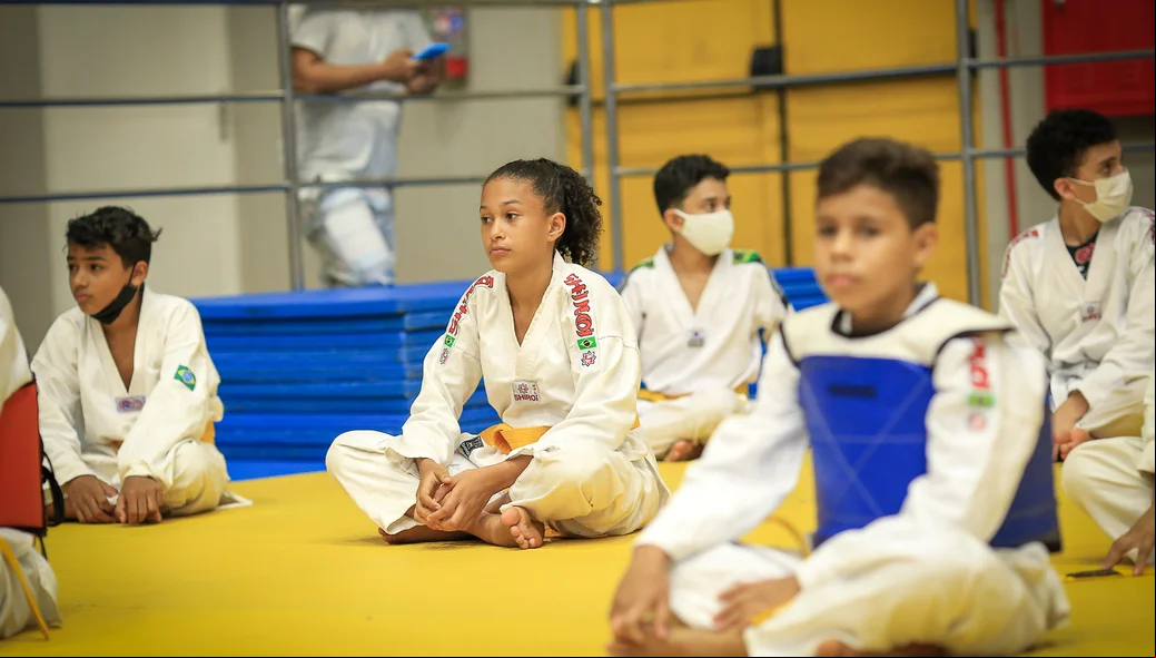 Atletas do taekwondo