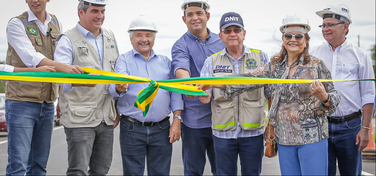 Ministros Ciro Nogueira e Marcelo Sampaio entregam duplicação da BR-316, no km 23