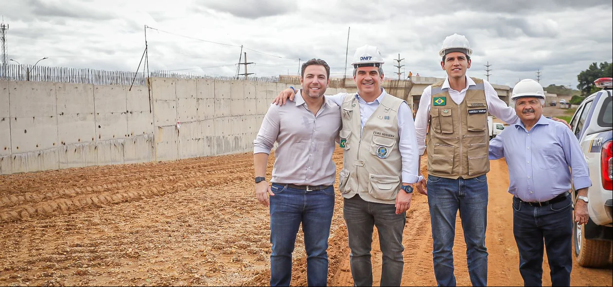 Visita à obra do viaduto do Mercado do Peixe