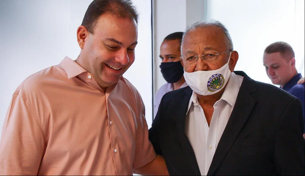 Vereador Jeová Alencar e prefeito Dr. Pessoa